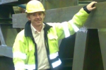 UK Greater Gabbard grillage being manufactured.