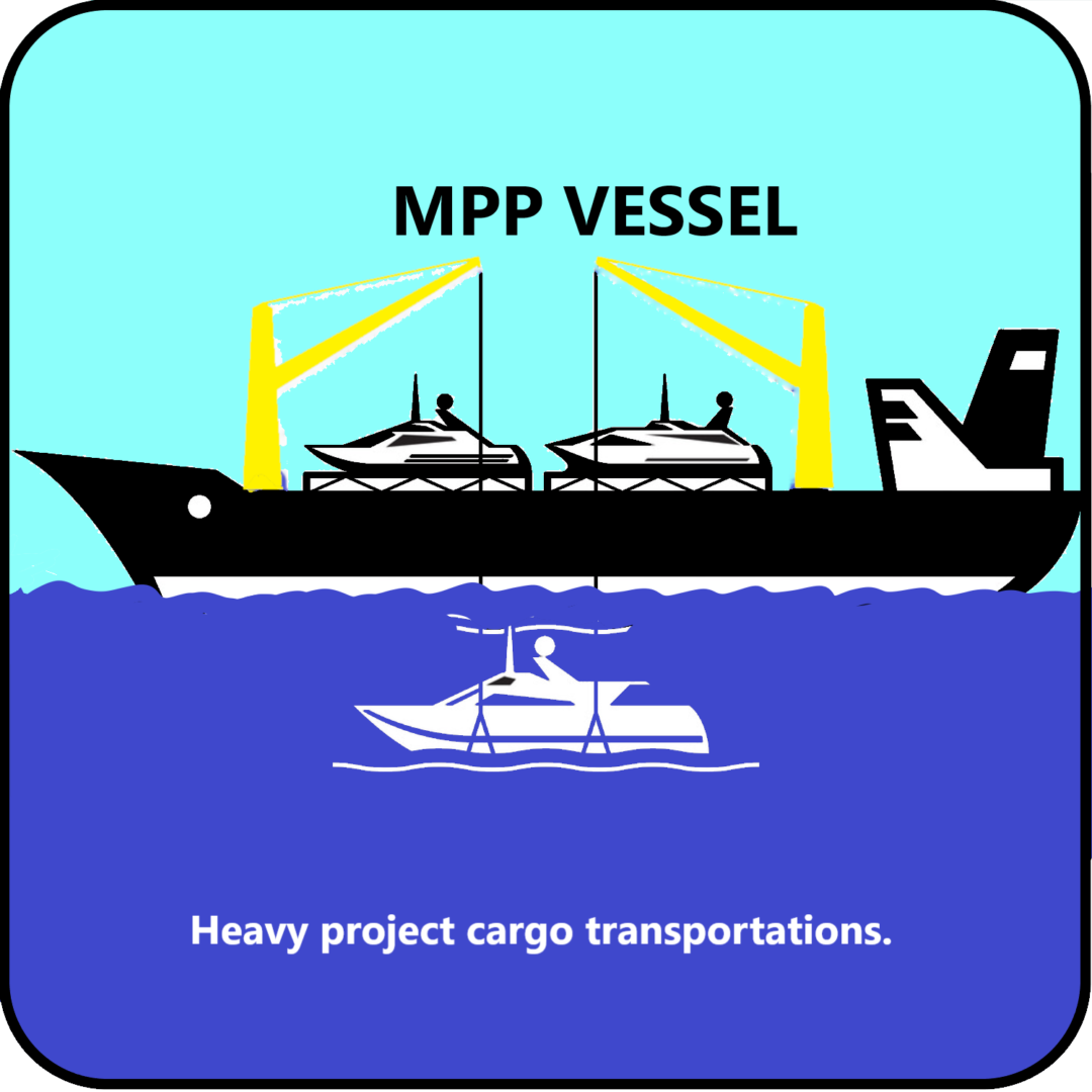 MPP Vessel, heavy project cargo transportation